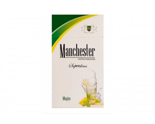 Сигареты Manchester Superslims Mojito (Манчестер Мохито Суперслимс) оптом Сигареты Manchester Superslims Mojito (Манчестер Мохито Суперслимс) оптом