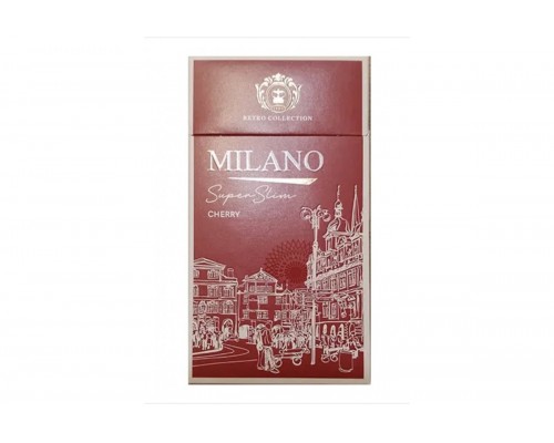 Сигареты Milano Retro Collection Superslims Cherry (Милано Ретро Вишня Суперслимс) оптом