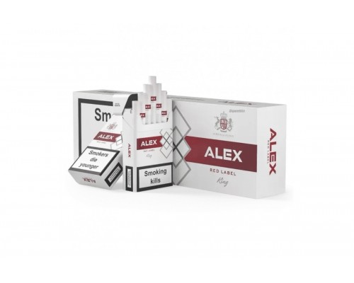 Сигареты Alex Red Label King Size (Алекс Красный Кинг Сайз) оптом